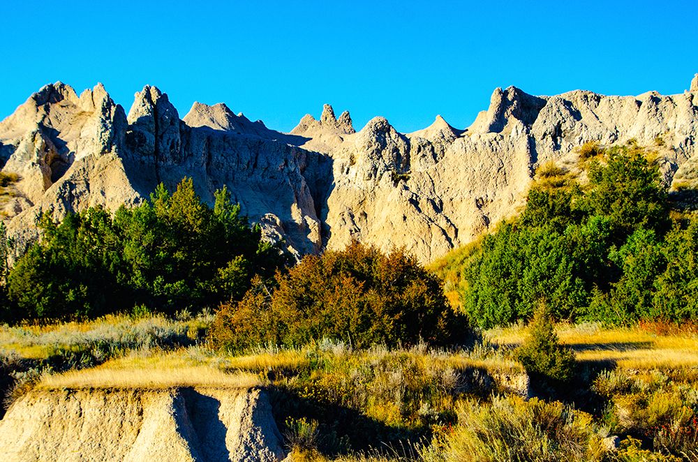 USA, South Dakota, Wall, Badlands National Park, Hay Butte Overlook